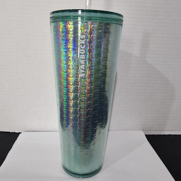 Starbucks Tumbler 24oz Venti Irridecent Bubble Limited Edition Christmas NWT 😋 - Picture 5 of 10